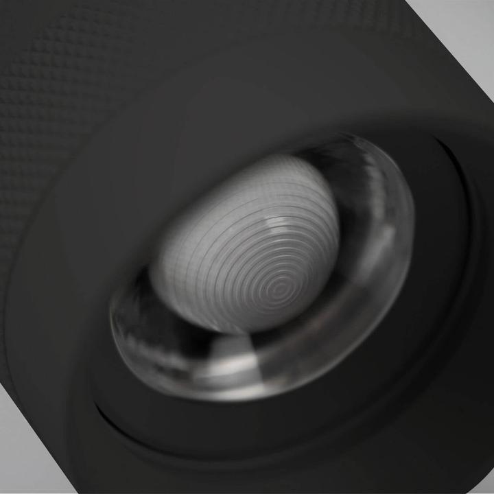 Produktbild Isoled 3-PH Schienen-Strahler fokussierbar, 24W, 20°-55°, schwarz matt, 3000K