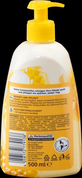 Produktbild dm Balea Milch Honig (Flüssigseife, 500 ml)