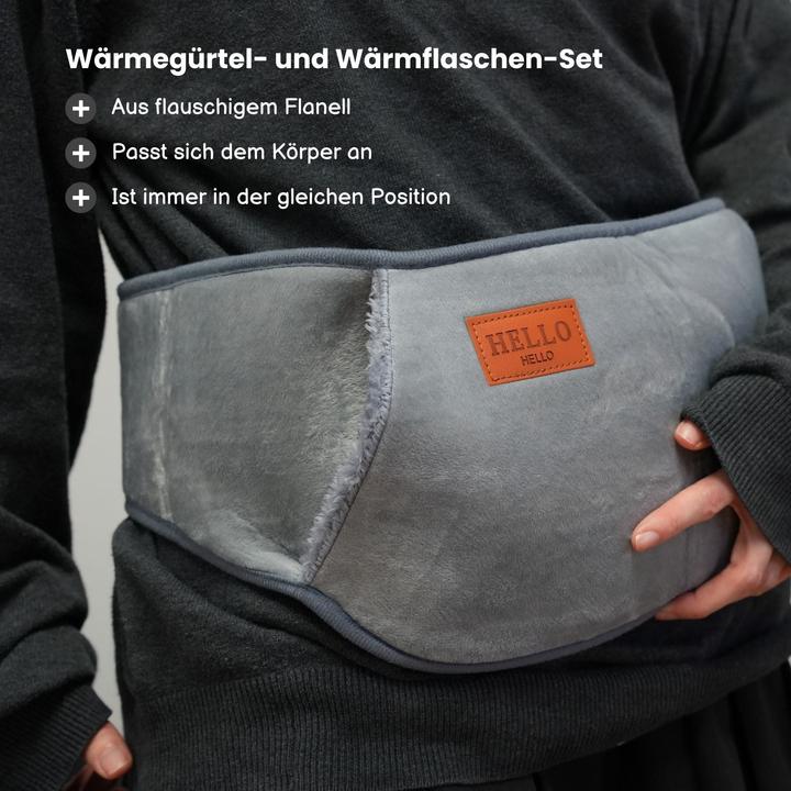 Image du produit Hermex Kit ceinture et bouillotte Chauffe-mains Chauffe-ventre Bouillotte (0.60 l)