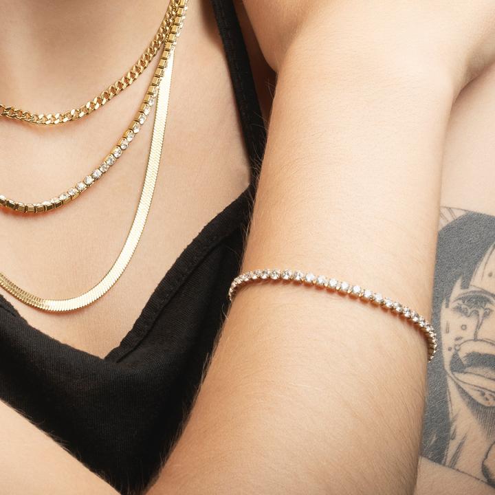 Immagine prodotto Lotus Bracelet (19.50 cm, Acciaio inossidabile)