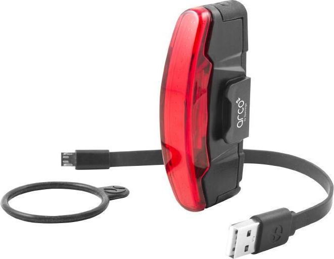 Actual product image Spanninga Arco Flash Rechargeable Rear Light (30 lm, 30 lm)