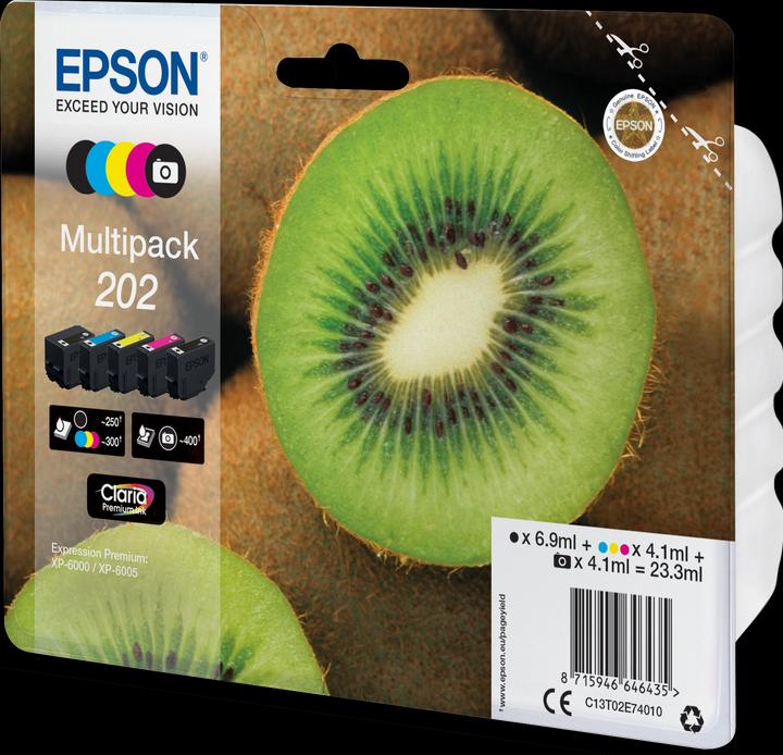 Produktbild Epson 202 Claria Premium Multipack (M, PBK, BK, C, Y)