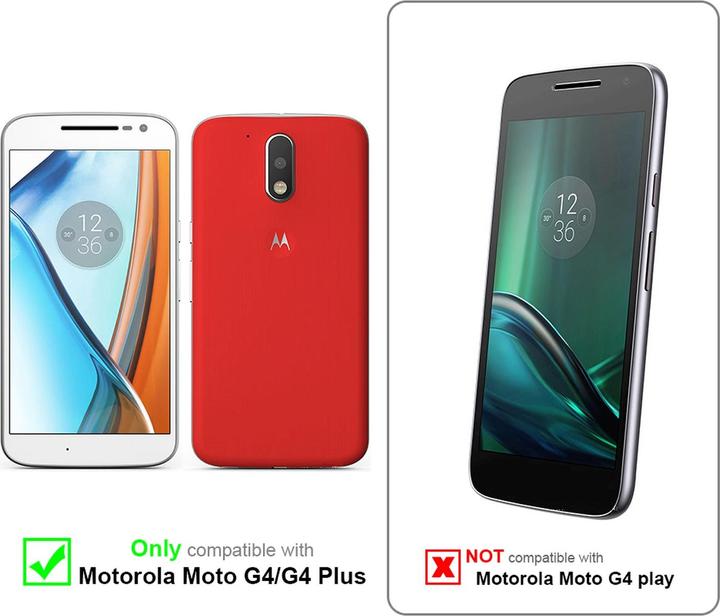 Image du produit Cadorabo Book Classy Style Cover (Motorola Moto G4 Plus, Motorola Moto G4)