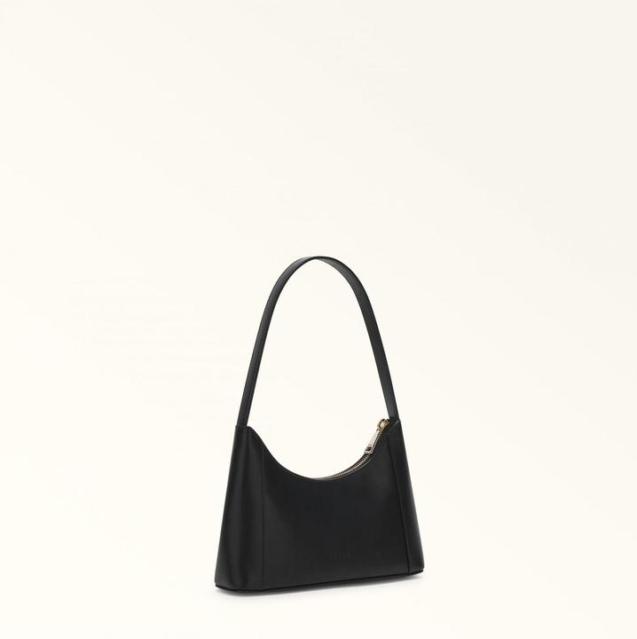 Actual product image Furla diamante mini leather bag color black