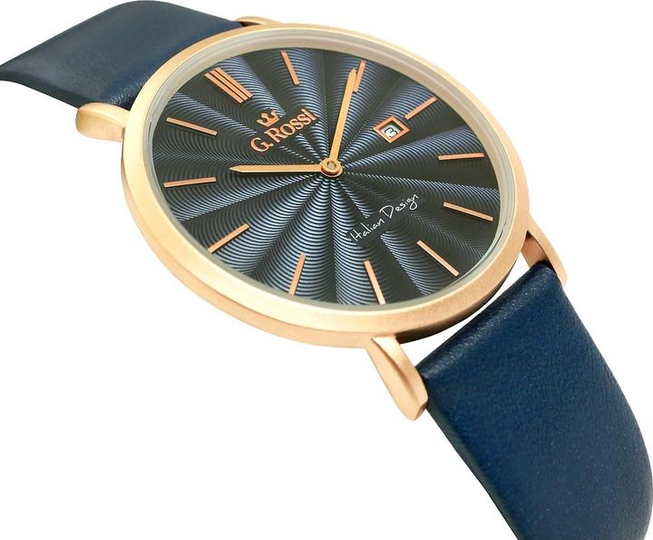 Produktbild Gino Rossi WATCH MEN'S WATCH - 10853A - SLIM (zg184h) + universal BOX