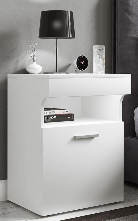 Immagine prodotto VCM Comodino Tavolino Porta girevole Console Boxspring Comodino Slepal M (45 x 39 x 61 cm)