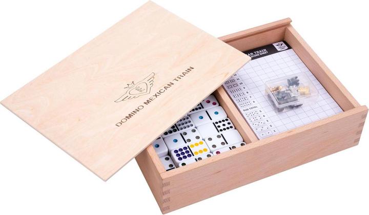 Actual product image Weible Domino Mexican Trains D12 Deluxe