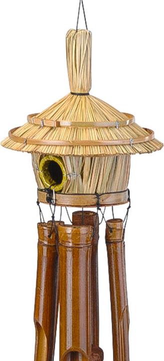 Produktbild Natura Punto Vogelhaus aus Bambus, Windspiel mit Nistkasten