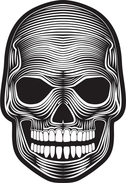 Produktbild Morphsuits Totenkopf Leuchtmaske