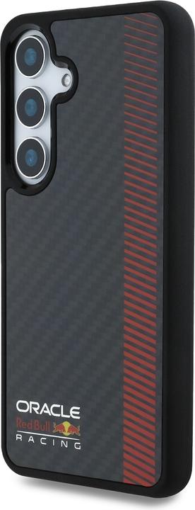 Actual product image Red Bull Real Carbon Fiber Powerbar MagSafe Case for Samsung Galaxy S25 Black (Samsung Galaxy S25)