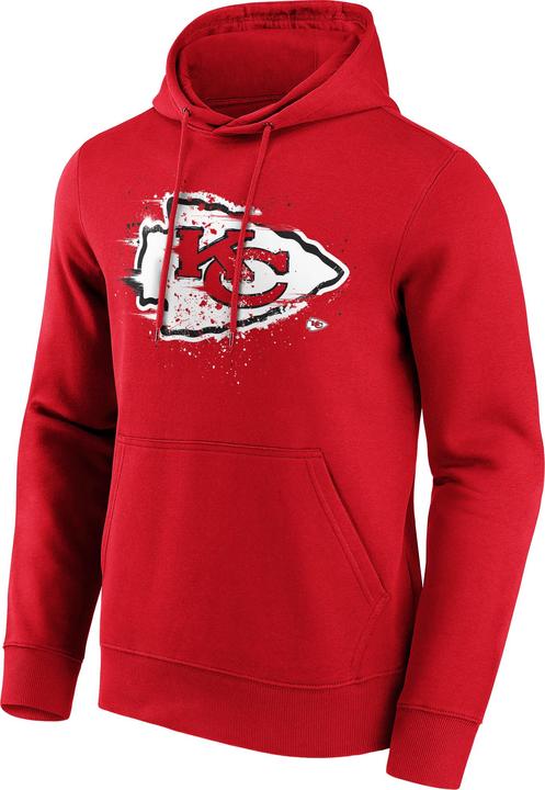 Fanatics Kansas City Chiefs Splatter Crest Graphic Hoodie 2XL (XXL)