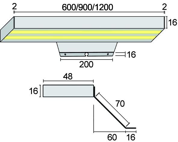 Immagine prodotto L&S Lampada LED Vario II, 600 mm E-motion (1358.80 lm)