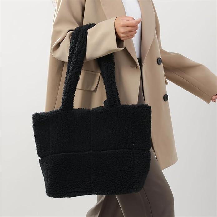 Produktbild Only-Bags.Store Schicke Kunstpelz-Umhängetasche - vielseitig und leicht, perfekt für Arbeit oder Freizeit