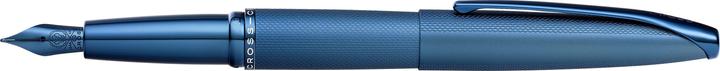 Produktbild Cross Füllhalter ATX Dunkelblau Diamantmuster F Geschenkbox (Dunkelblau, 1 x)