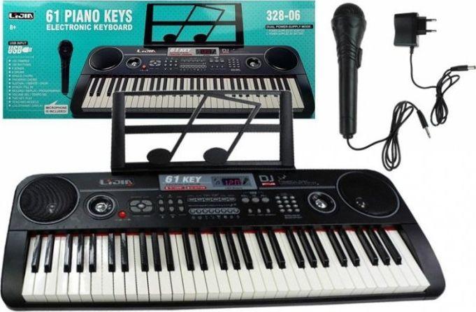 Produktbild Lean Toys Kinderklavier mit Tastatur und Mikrofon