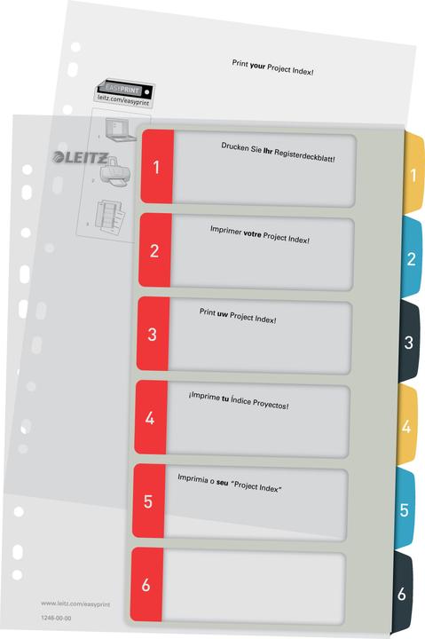 Actual product image Leitz Register Cosy 1-6
