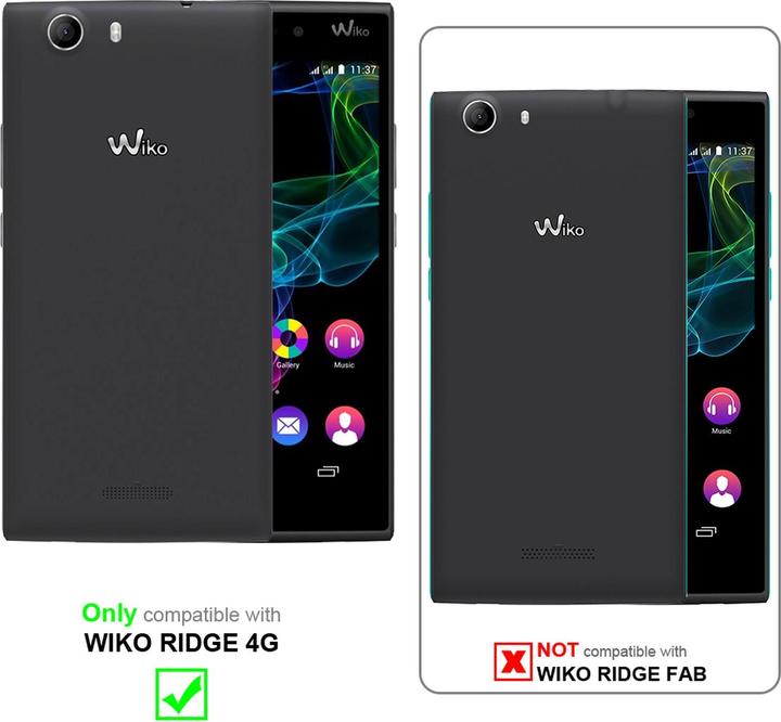 Actual product image Cadorabo display protection glass (1 Piece, Wiko Ridge 4G)