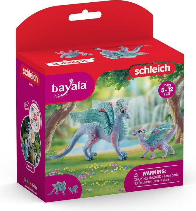Actual product image Schleich Flower dragon and child