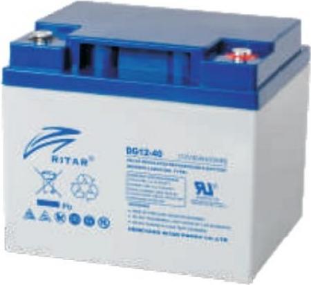 Image du produit Ritar Batterie à électrolyte gélifié DG12-40 (12 V, 40 Ah)