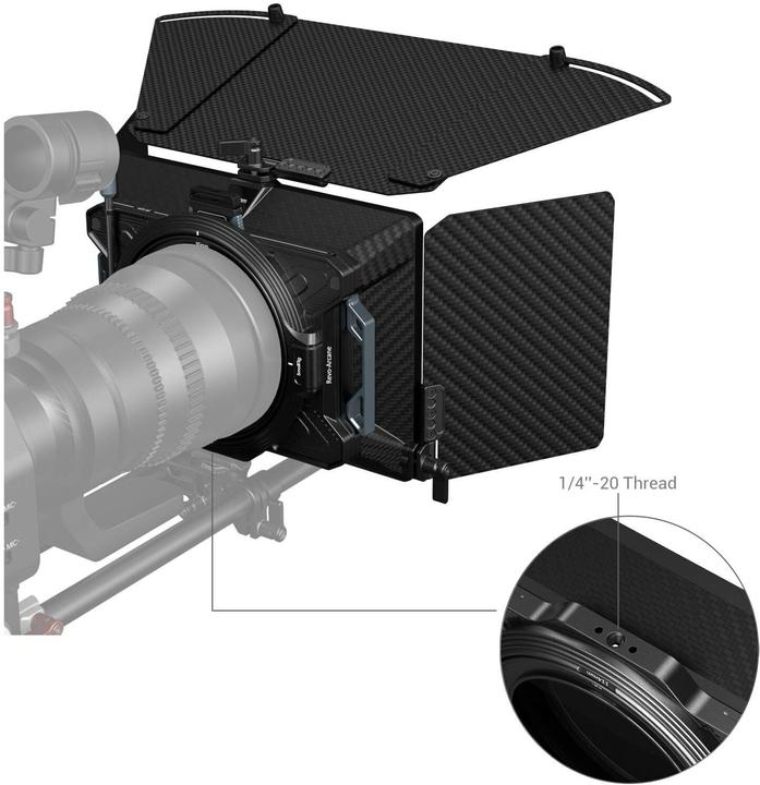 Produktbild SmallRig Lightweight Multifunctional Matte Box (ø114mm) Basic Kit (Matte Box)