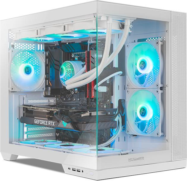 Actual product image Nox Hummer Astra Neo White (ITX, ATX, mATX)