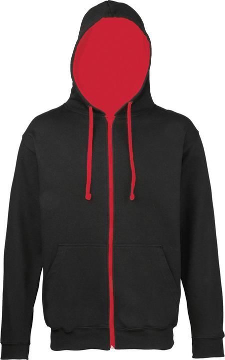 Schwarz, Feuerrot
