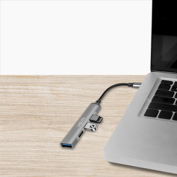 Actual product image LogiLink UA0391 (USB-A, 4 Ports)