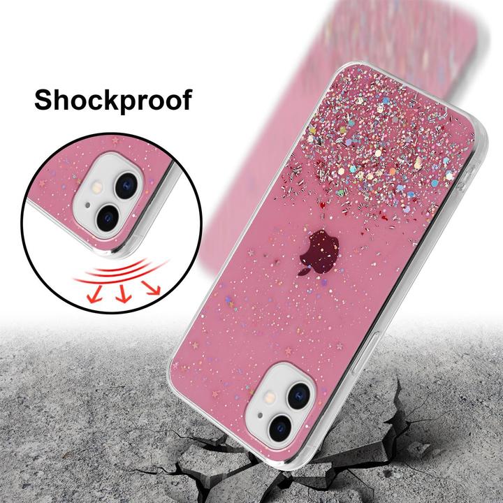 Actual product image Cadorabo TPU cover sparkling glitter (Apple iPhone 11 Pro Max)