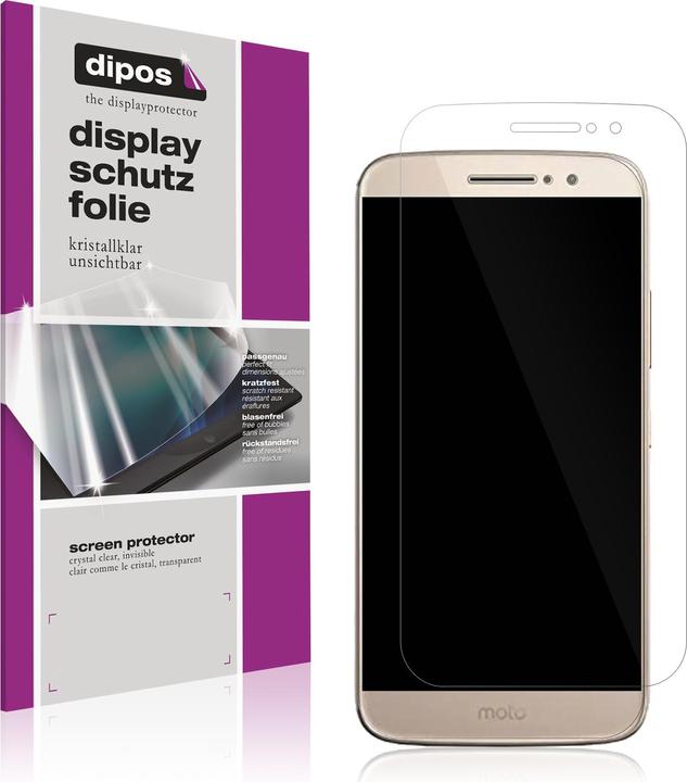 Produktbild Dipos Displayschutzfolie Crystalclear (4 Stück, Motorola Moto M)