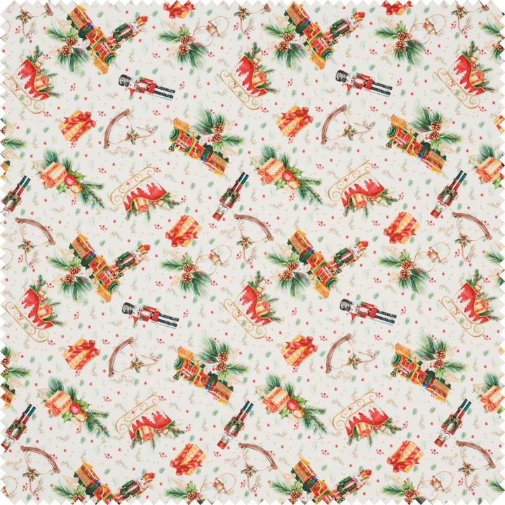 Westfalenstoffe Baumwoll-Stoff Rothenburg "Nussknacker", B 150 cm, Meterware