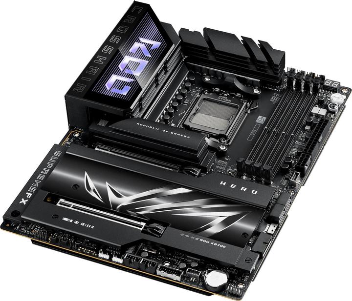 Produktbild ASUS Rog Crosshair X870e Hero (AM5, AMD X870E, ATX)