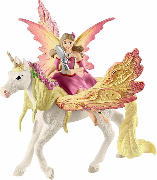 Schleich Feya with Pegasus Unicorn