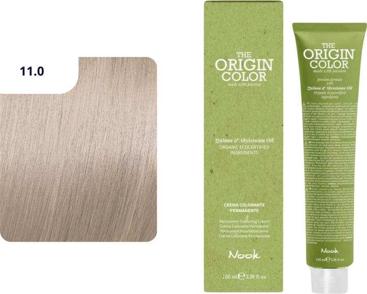 Produktbild Nook Origin Color Haarfarbe (11.0 Extra Platinblond)