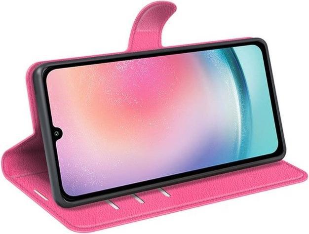 Actual product image MU Classic Litchi Leather Bookcover Series (Samsung Galaxy A25 5G)
