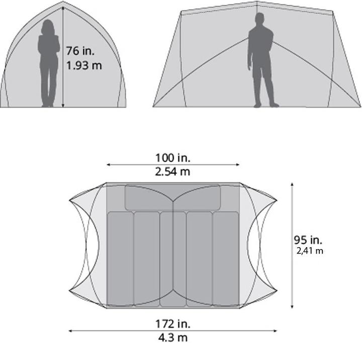 Produktbild Therm-a-Rest Tranquility 6 Tent (Tunnelzelt, 7.85 kg, 6 Personen)
