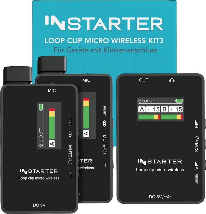Produktbild Wiltec Loop Clip Micro Wireless Kit3 - 3.5
