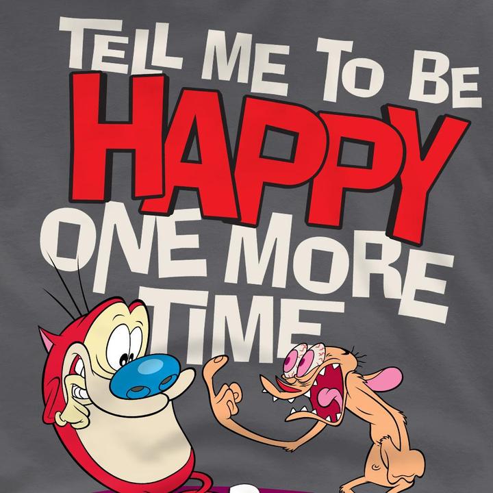 Immagine prodotto Ren & Stimpy Tell Me To Be Happy Maglietta Uomo (XL)