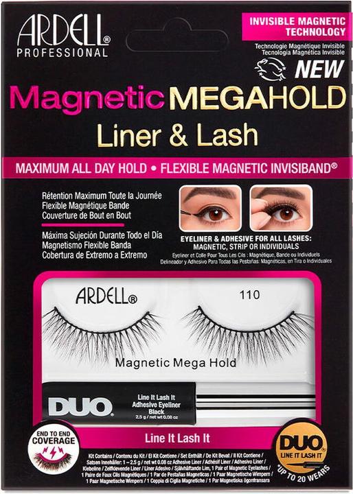 Immagine prodotto Ardell Magnetic Megahold Liner y Eyelashes 110 2 U (Applicatore di ciglia)