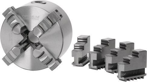 Image du produit Optimum 4 mandrins de tour à mors 125mm à serrage individuel