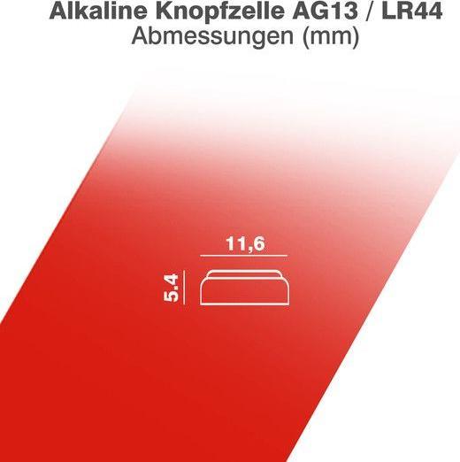 Actual product image Camelion LR1154 Alkaline - 10 button cells (10 pcs., LR44, 158 mAh)