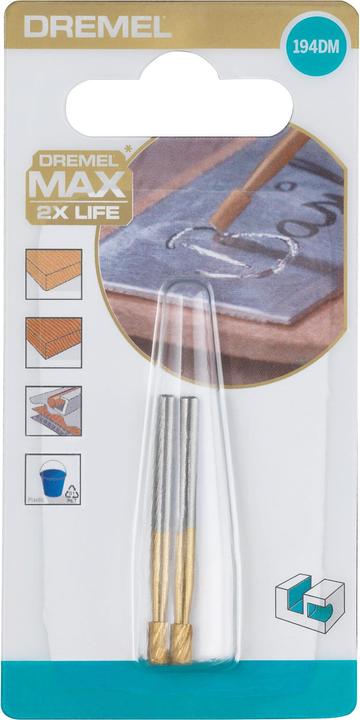 Actual product image Dremel High speed milling knife Ø 3,2mm (2 pieces)