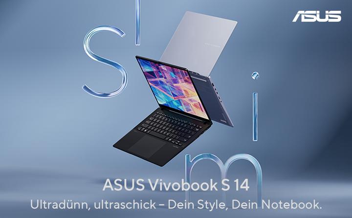 Immagine prodotto ASUS Vivobook S 14 (14", Intel Core Ultra 7 258V, 32 GB, 1000 GB, DE)
