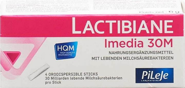 Actual product image Lactibiane Imedia orodispersible 30M (4 Piece, Powder, 15 g)