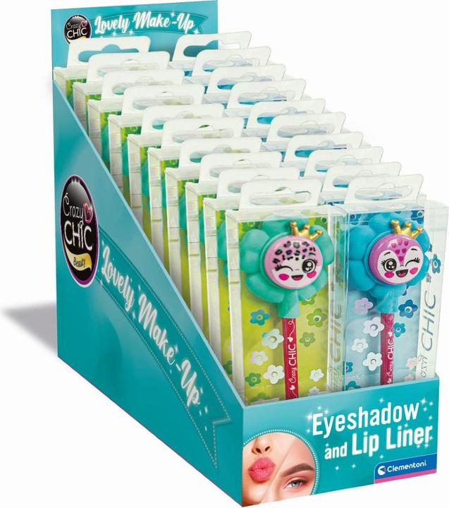 Produktbild Clementoni Crazy Chic Lidschatten und Lipliner Flower - Türkis