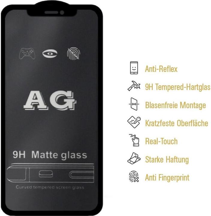 Produktbild Protectorking 3x Echtes Tempered 9H Panzerhartglas Matt Entspiegelt (3 Stück, Apple iPhone 13 Pro)