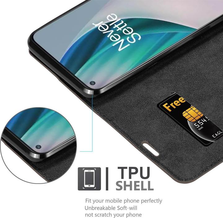 Image du produit Cadorabo Book Couverture magnétique invisible (OnePlus North N10)