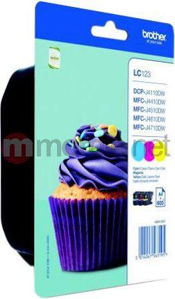 Produktbild Brother LC-123 Rainbow Pack (M, Y, C)