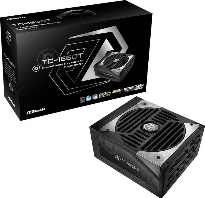 Immagine prodotto AsRock Zasilacz TAICHI 1650W Titanio (1650 W)
