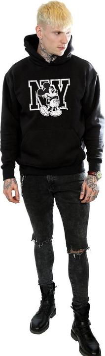 Actual product image Disney Mens Mickey Mouse NY Kicking Hoodie (L)