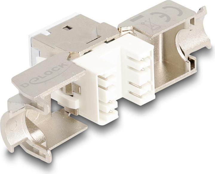 Image du produit Delock Keystone Modul RJ45 Buchse zu LSA Cat.6A werkzeugfrei (Module Keystone)
